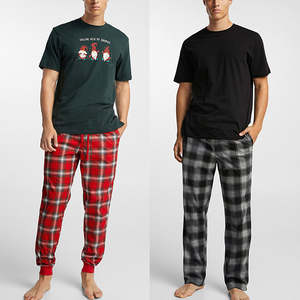 กางเกงชุดนอนลายสก๊อตสไตล์คริสต์มาสสำหรับผู้ชาย – ชุดนอนผู้ชายแบบยาวพิมพ์ลายเต็มตัว – กางเกงลำลองสำหรับวันหยุดสุดเก๋สำหรับฤดูหนาว - Product Image 3