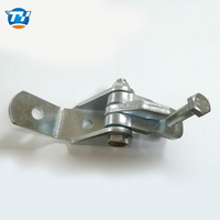 Connecteur à charnière en acier au carbone électrogalvanisé pour structure pivotante, atténuation sismique et support de tuyau d'incendie