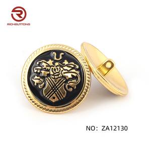 Boutons de vêtements en alliage anti-plaqué or respectueux de l'environnement en usine, couture élégante à tige en laiton pour blazers - Product Image 4