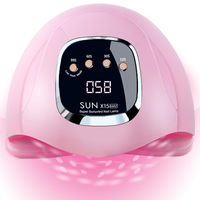 Lampe à ongles électrique X15max avec prise EU en plastique, source de lumière rouge UV/LED 6W, pour la thérapie automatique des ongles, vente en gros