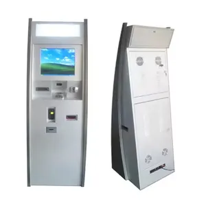 ATM hóa đơn tiền mặt tiền xu chấp nhận ngân hàng tầng thường Vụ Thanh Toán termin một màn hình kiosk với đầu đọc thẻ máy in POS