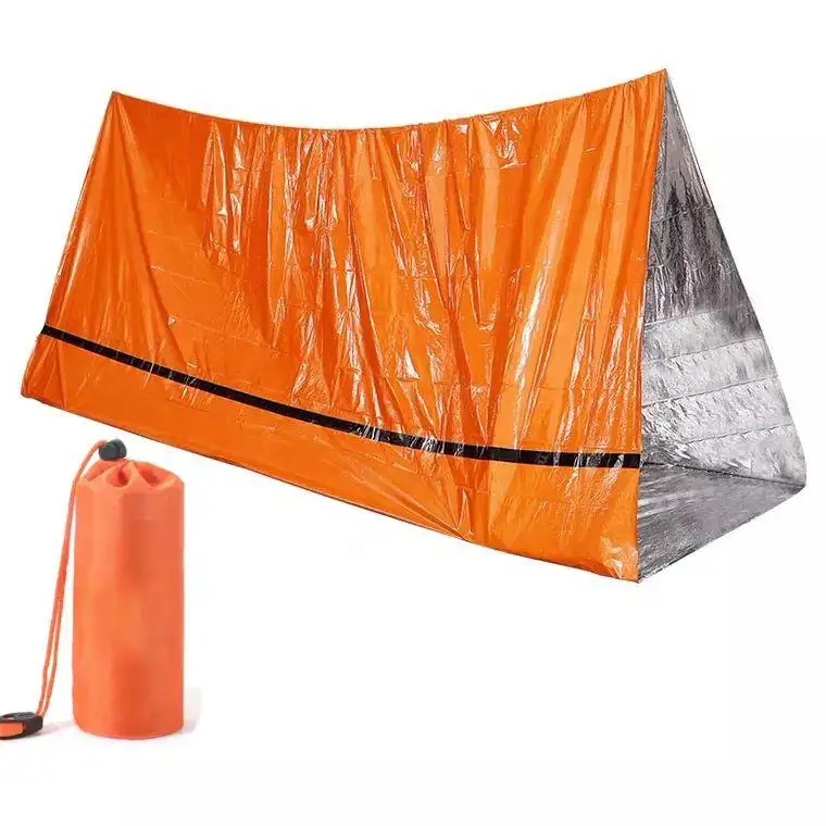 Tenda di sopravvivenza di emergenza per tenda di vita 2 persone rifugio di emergenza tenda uso come tubo di sopravvivenza tenda per campeggio escursioni