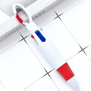 ปากกาปุ่มกดสำหรับปีนเขา สีแดง เหลือง น้ำเงิน เขียว 4 สี ปากกาปุ่มกดพกพา - Product Image 5