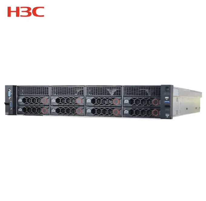 2.4T Sas 4ge Rack Server 2000W 2u Server Case Xinhuasan H3c R4900g5 Server 4314 256G Geheugen