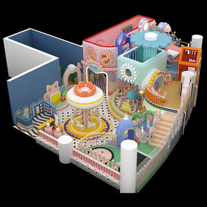 अनुकूलित इनडोर परिवार मनोरंजन केंद्र रोल प्ले हाउस कॉस्प्ले हाउस कॉस्प्ले हाउस बच्चों के लिए छोटे इनडोर प्लेग्राउंड सॉफ्ट प्ले उपकरण - Product Image 5