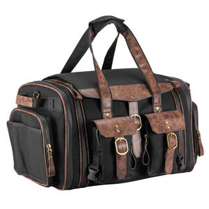 Muestra Gratuita de Bolsas de Viaje de Lujo de Gran Capacidad Personalizadas, Bolsa de Viaje Impermeable de Cuero PU Antirrobo, Mochila Moderna para Tenis - Product Image 1