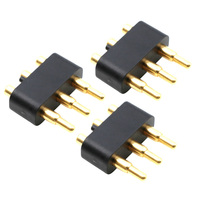 Conector POGO Pin de 4 Pines con Resorte, Chapado en Oro, para PCB, Certificado ROHS