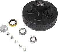 Yeni Treyler Dingili Elektrikli Fren Kampanası Seti 5 Delikli 4.5" Civata Çemberi 10" X 2-1/4" 3500 lb Yedek Parça