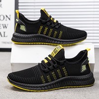 Chaussures de sport en maille respirante de grande taille pour jeunes, chaussures de course légères, style mocassins de basket-ball décontractés