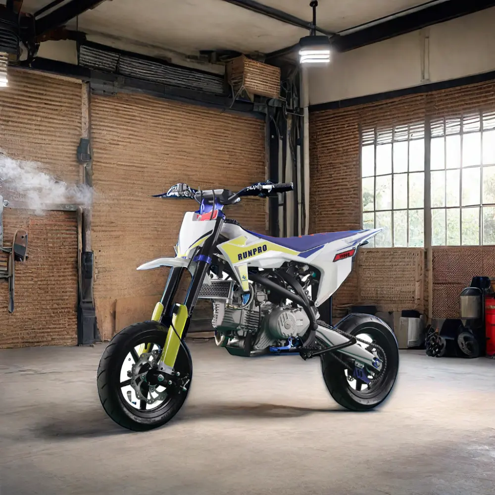190cc MOTARD supermoto khí Xe máy điện bắt đầu Dirt Bike 12 inch trên đường lốp cho người lớn