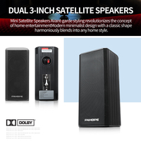 Système de son home cinéma satellite 7.1 DTS Mini avec amplificateur de décodage numérique HD BT et système de haut-parleurs surround combinés