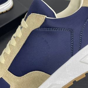 Zapatillas Deportivas Azules Retro Transpirables de Diseño de Marca de Alta Gama para Hombre, Unisex, con Cordones de Alta Calidad, Informales, de Malla Gruesa - Product Image 5