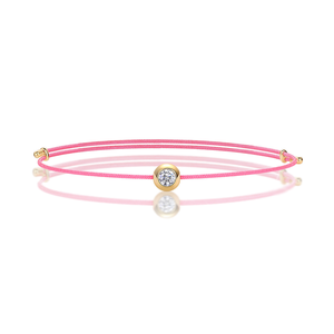 Braccialetto Intrecciato Colorato con Corda Regolabile e Moissanite, Gioiello alla Moda per Ragazze, Idea Regalo - Product Image 1