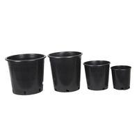 Pots de pépinière en plastique Chin-Up pour plantes, pots de culture réutilisables pour semis avec trous de drainage, seaux de plantation robustes pour le jardin
