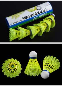 Volant de <span class=keywords><strong>badminton</strong></span> en nylon de haute qualité M-<span class=keywords><strong>2000</strong></span> pour entraînement professionnel, vitesse moyenne, super durable - Product Image 4