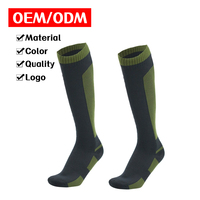 Chaussettes de randonnée et de ski en nylon imperméables, respirantes et coupe-vent à 3 couches pour hommes et femmes adultes