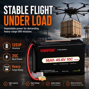 16Ah 12S 45.6V 10C High-Rate Power LiPo Batterij Universeel Model voor zware industriële transportvracht-drones - Product Image 1