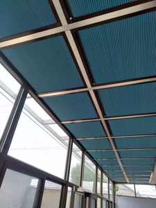 Cortina de techo motorizada y manual de panal, persiana para <span class=keywords><strong>tragaluz</strong></span> y habitación solar - Product Image 5