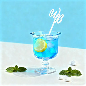 ไม้คนเครื่องดื่มค็อกเทลทำจากอะคริลิคใช้คนเครื่องดื่มตัดด้วยเลเซอร์สำหรับงานแต่งงานงานปาร์ตี้กาแฟสไตล์ใหม่ตามสั่ง - Product Image 2