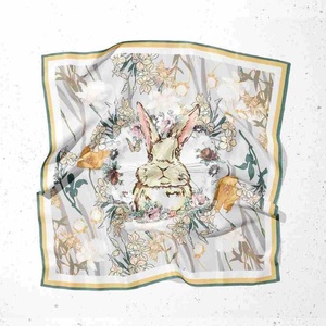 <span class=keywords><strong>Foulard</strong></span> d'été en <span class=keywords><strong>soie</strong></span> vintage 90x90cm, crêpe unie, pois en <span class=keywords><strong>soie</strong></span> de mûrier et motif animal, coffret cadeau 12mm, nouvelle collection - Product Image 1