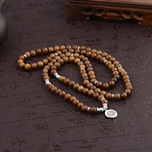 2022 nuevo Rosario de Yoga multicapa 108 cuentas de madera loto tibetano budista Mala Buda encanto <span class=keywords><strong>pulsera</strong></span> para Mujeres Hombres - Product Image 2