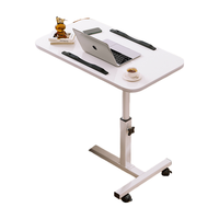 Bureau d'école en forme de U à hauteur réglable bureau d'ordinateur portable réglable table de chevet