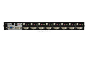 Commutateur <span class=keywords><strong>KVM</strong></span> USB <span class=keywords><strong>DVI</strong></span>/audio à 8 ports ATEN CS1768 - Product Image 3