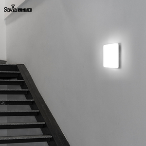 Plafonnier carré LED Savia 15w pour <span class=keywords><strong>salle</strong></span> <span class=keywords><strong>de</strong></span> <span class=keywords><strong>bain</strong></span>, balcon, couloir, IP44, étanche, en acrylique, montage mural encastré - Product Image 5