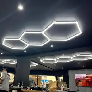 LED Hexagon Work Lights Ceiling Garage Luminary for Enhanced Visibility