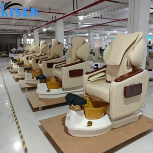 Sillón de Pedicura KISEN de Lujo con Hidromasaje Eléctrico Ajustable sin Tuberías, Spa para Pies y Masaje Corporal Completo - Product Image 2