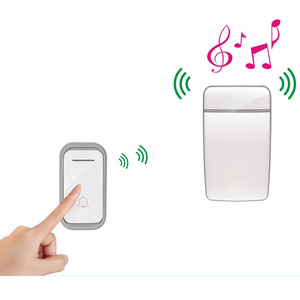 Thông minh chuông cửa không dây không thấm nước chuông cửa 150m phạm vi nhà thông minh kỹ thuật số cửa chuông kêu vang - Product Image 2