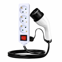 Pistolet de décharge pour véhicule électrique V2L avec multiprise pour alimentation extérieure de voiture