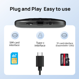 Carlinkit อะแดปเตอร์4 + 64G Smart Android Ai <span class=keywords><strong>box</strong></span> ไร้สาย CarPlay เครือข่าย4G WiFi สำหรับการขับขี่ที่มีการเชื่อมต่อที่เพิ่มขึ้นความเร็วสูง - Product Image 4