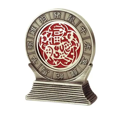 Vendita calda su misura in metallo souvenir coin display stand