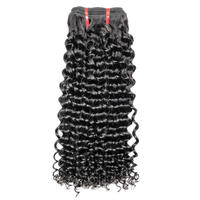 Extensiones de Cabello 100% Alineadas con la Cutícula, Cabello Virgen 12A Sin Procesar, Doble Trama a Máquina, Ondulado Profundo, Cabello Virgen Vietnamita 100%