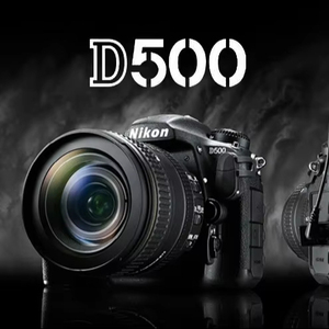 ชุดกล้อง DSLR รุ่น <span class=keywords><strong>D500</strong></span> DX Format APS-C CMOS พร้อมเลนส์ซูม AF-S 18-55 มม. VR ความละเอียด 20.9MP ถ่ายวิดีโอ 4K เหมาะสำหรับถ่ายภาพสัตว์ป่า กีฬา และภาพถ่ายในชีวิตประจำวัน - Product Image 1