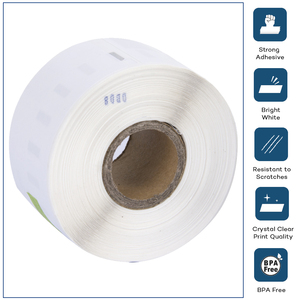 Weemay-rollo de etiquetas de dirección de 36mm x 89mm, 260 etiquetas, S0722400, Compatible con <span class=keywords><strong>Dymo</strong></span> 99012 para <span class=keywords><strong>Dymo</strong></span> labelwriter <span class=keywords><strong>450</strong></span> - Product Image 3