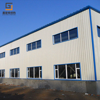 Atelier en structure métallique préfabriquée pour charges lourdes, avec cadre métallique renforcé pour le stockage de marchandises palettisées