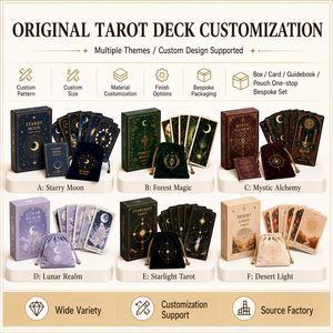 Impresión de Cartas del <span class=keywords><strong>Tarot</strong></span> a Todo Color Ecológicas y Personalizadas, Fabricante de Cartas del <span class=keywords><strong>Tarot</strong></span> OEM, Cartas de Adivinación Personalizadas - Product Image 2