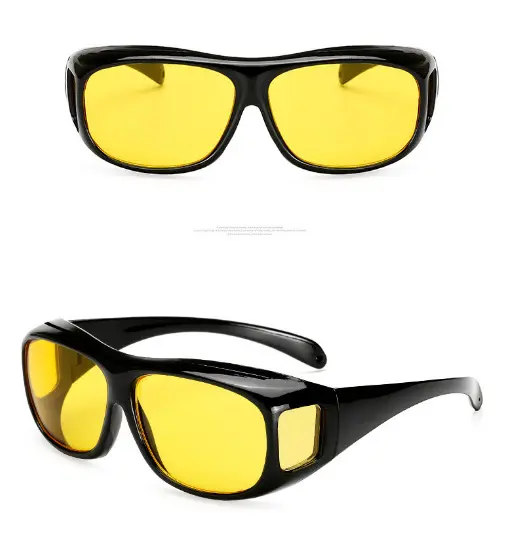 ナイトビジョンメガネを運転する多機能屋外車防風UV400ライディングサングラス