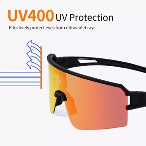 Lunettes de soleil de sport Protection UV400 Vélo de route Cyclisme Lunettes de conduite Verres polarisés Cadre TR90 Course à pied Pêche Lunettes de sécurité - Product Image 2