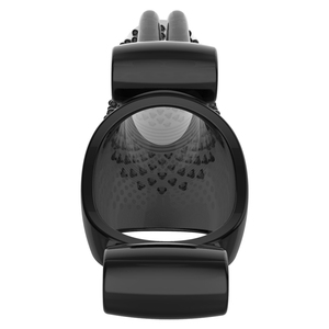 أحدث غطاء قضيب سيليكون مزدوج القناة مع نتوءات اهتزازية للأزواج، غطاء تمديد القضيب السيليكوني القابل لإعادة الاستخدام - Product Image 3