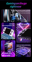 Consola de juegos portátil H36S, pantalla IPS de 3,5 pulgadas, ARM de código abierto, más de 10 emuladores, compatible con WI-FI, 64GB, reproductor de juegos clásico
