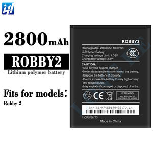 3,8 V 2800 mAh Original-Qualität ROBBY2 Handy-Akku-Ersatz für Wiko Robby 2 - Product Image 2