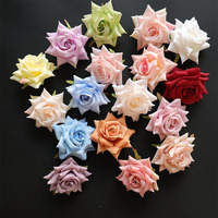 Guirlande murale de roses artificielles DIY, fleurs faites à la main en plastique et soie, décoration de mariage, décoration intérieure, accessoires de photographie en extérieur