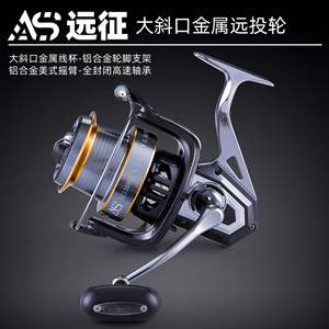 Máy câu cá spinning NEW AC 3000 6000 12000 SERIES 5+1BB hệ thống phanh kim loại 5.1:1 lực kéo tối đa 13KG - Product Image 4