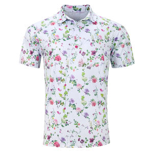 OEM Logo personnalisé T-Shirt de haute qualité à séchage rapide pour hommes Manches courtes Golf pour Polo 86% Polyester 14% Spandex Impression numérique - Product Image 3