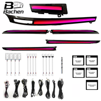 Kit de Iluminación Ambiental Dinámica para Automóvil, Lámpara LED de Ambiente Interior con 64 Colores de Cielo Estrellado para Mitsubishi Lancer EX 2009-2016