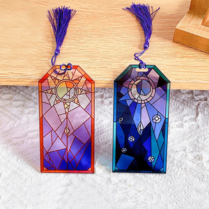 Cute Anime Acrylic <strong>Bookmarks</strong> Custom Logo Promotional <strong>Bookmarks</strong> for Book Glitter Sublimation Plastic Clear Acrylic <strong>Bookmark</strong> Blank - Product Image 2