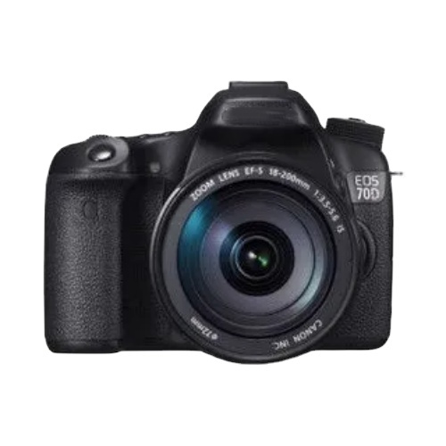 DF Wholesale 95% New Professional Digital Camera 70D Second-hand Digital SLR Camera, 3-inch TFT Color Touch Screen Camera